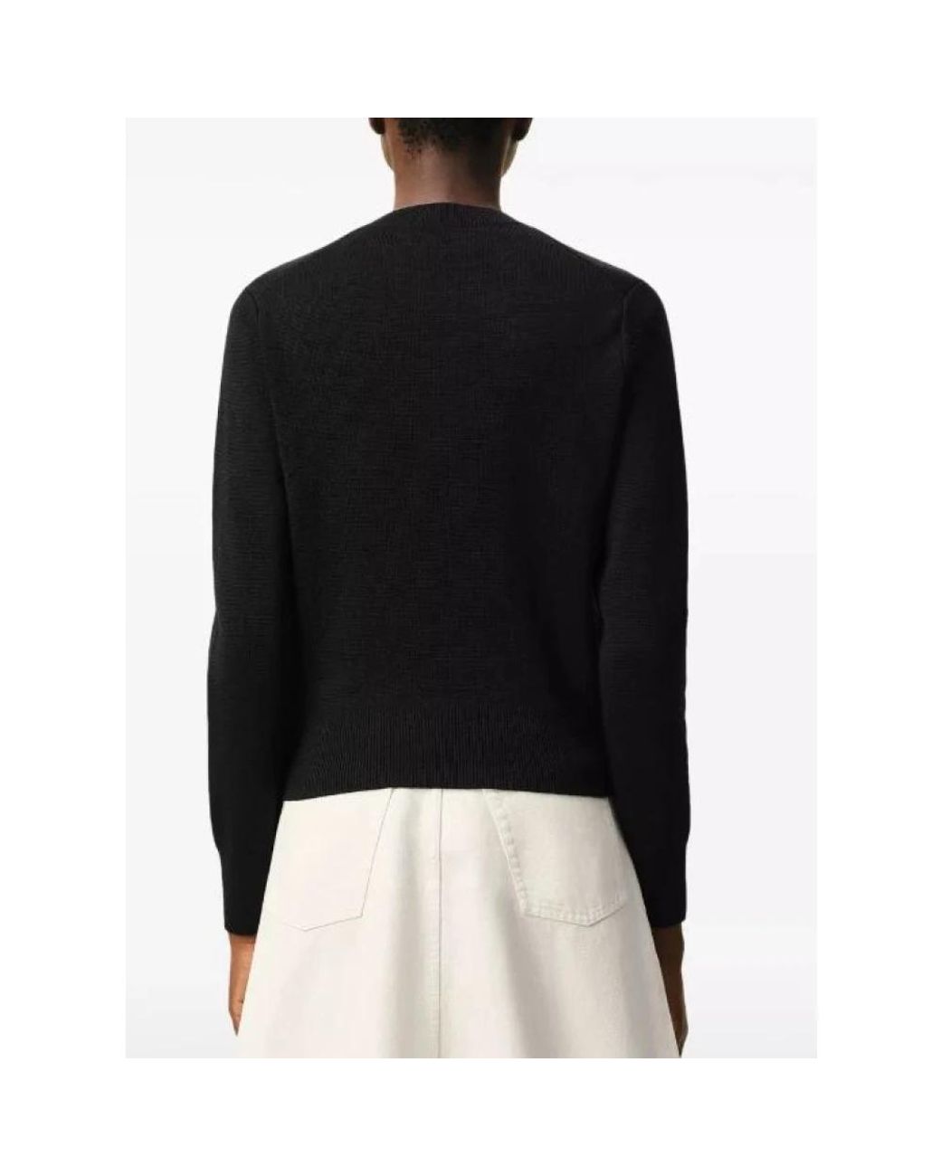 AMI Black De Coeur Pullover