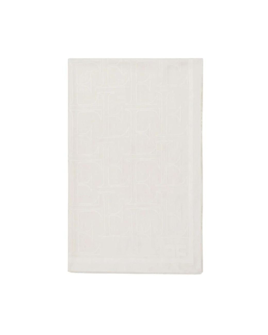 Elisabetta Franchi White Winter Scarves
