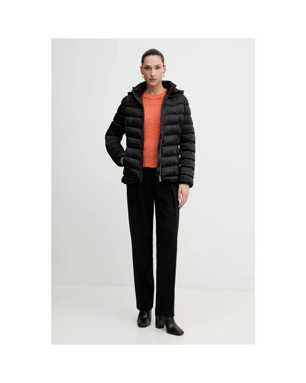 Winter Jackets Geox de color Black