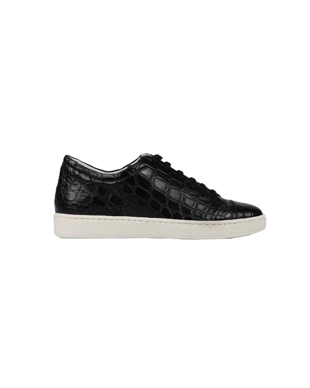 Kiton Black Sneakers for men