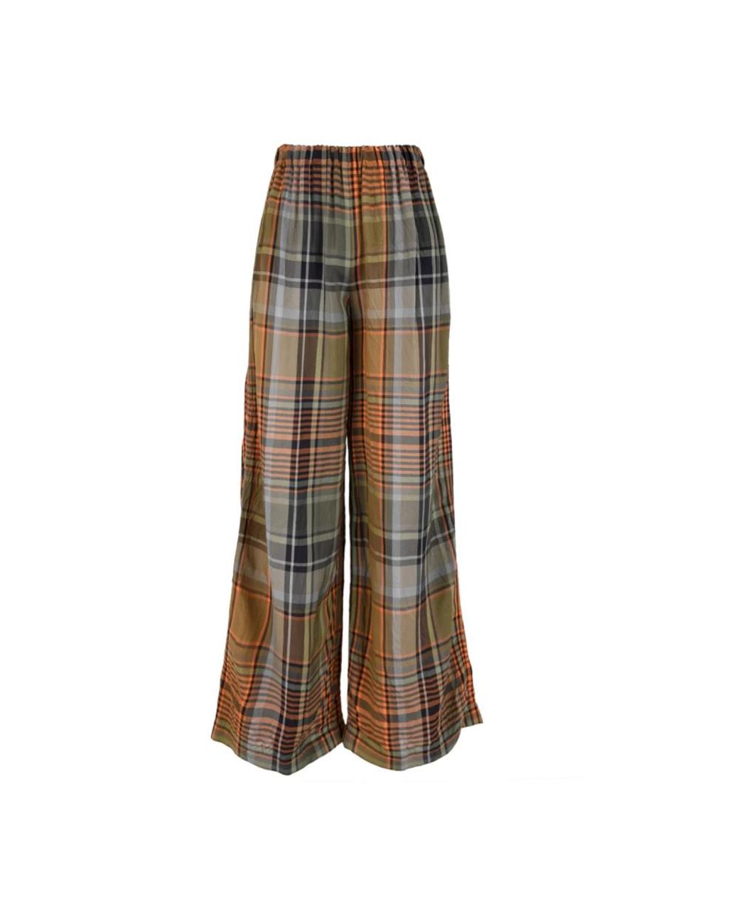 Aspesi Brown Wide Trousers