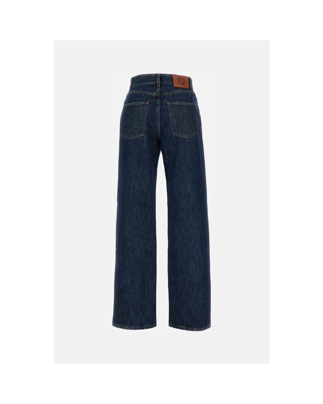 Fendi Blue Straight Jeans
