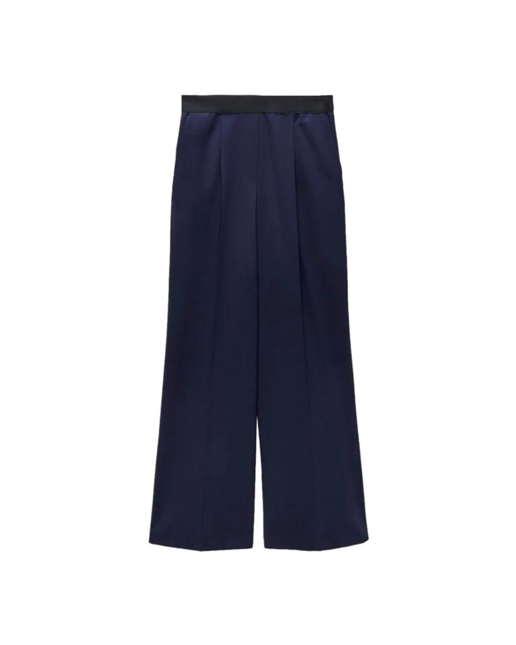 MSGM Blue Wide Trousers