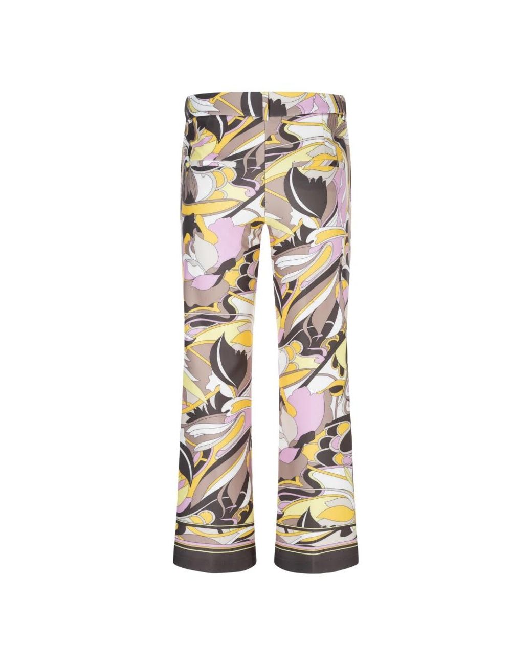 Cambio Multicolor Straight Trousers