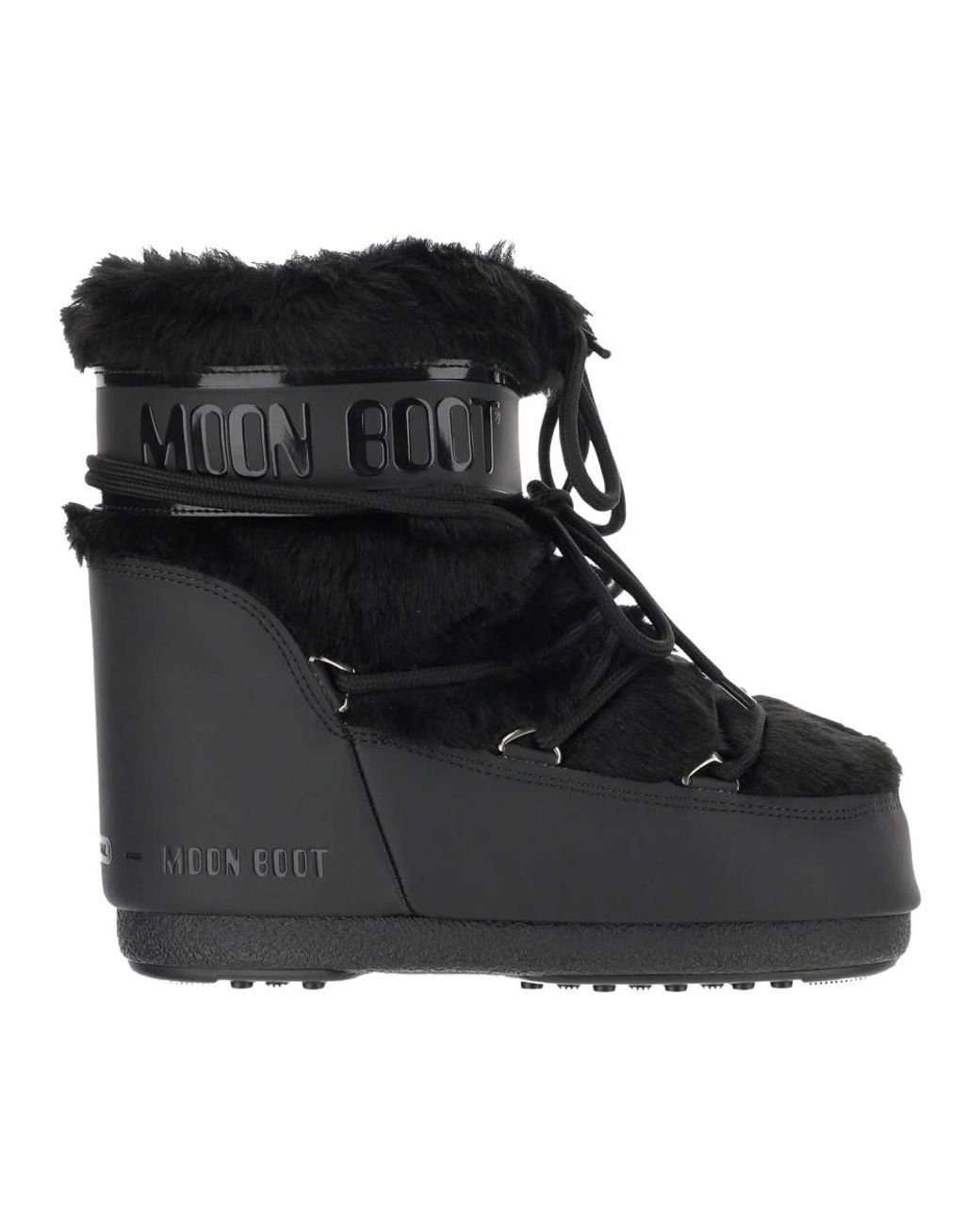 Moon Boot Black Winter Boots
