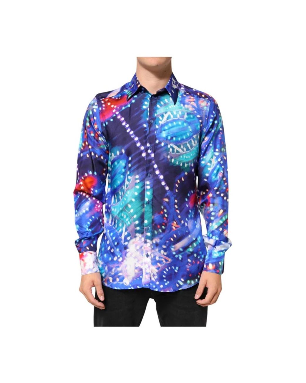 Dolce & Gabbana Blue Casual Shirts for men