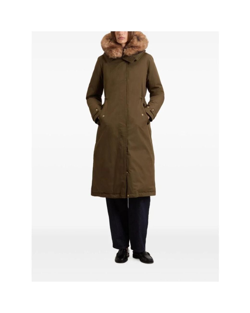Woolrich Green Parkas