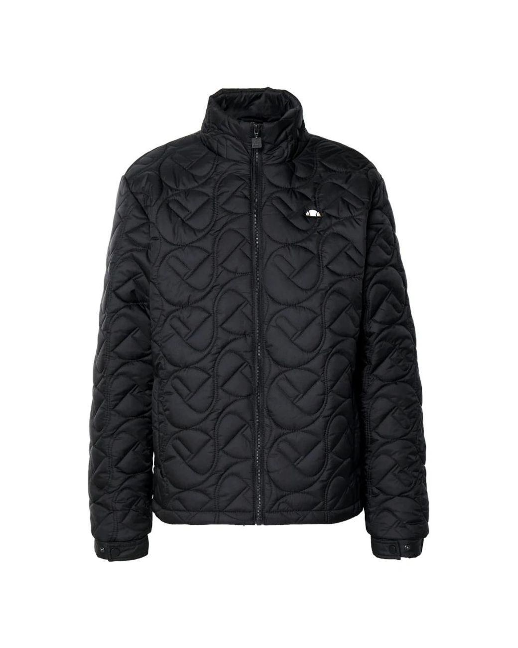 Ellesse Jassen ,Zwart ,Zwarte Gewatteerde Jas Villanova Stijl in het Black voor heren