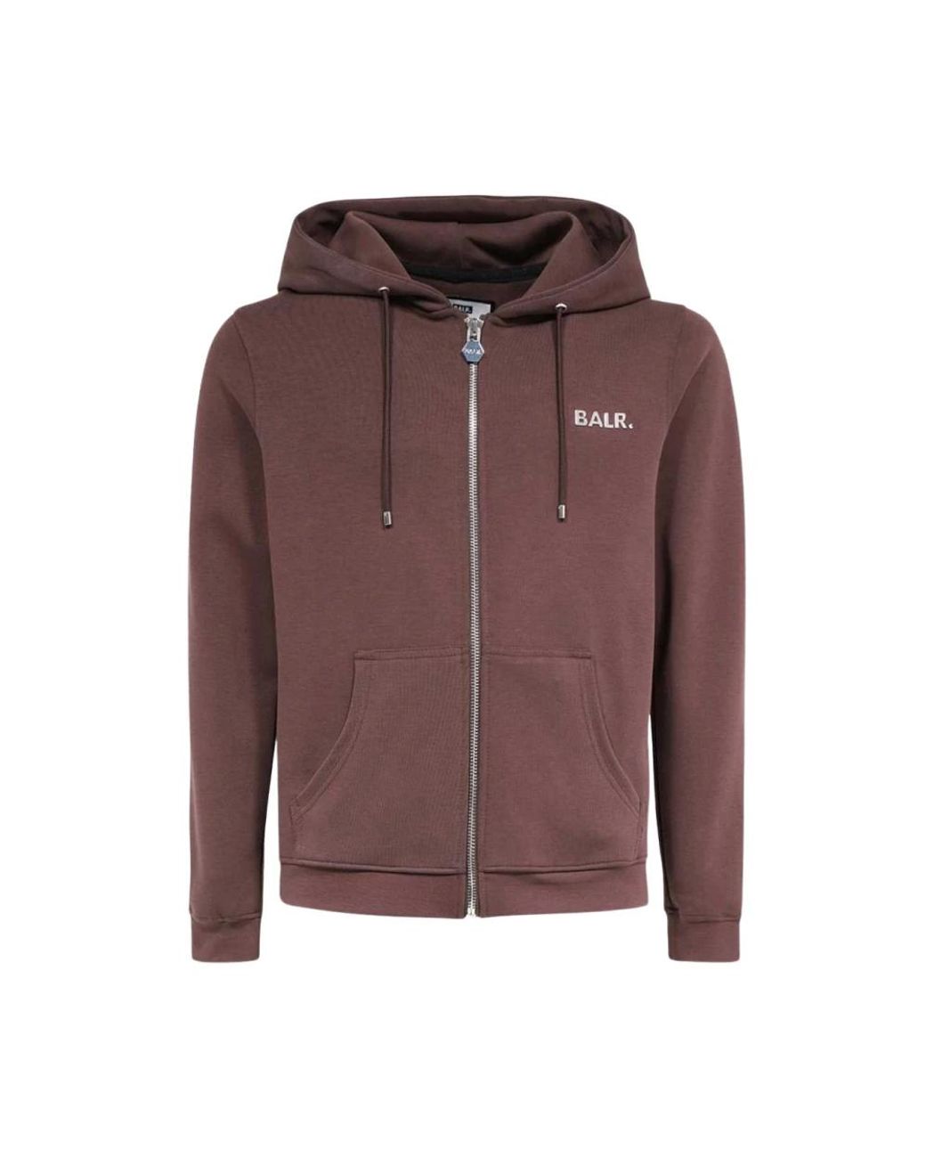 BALR Brown Zip-Throughs for men