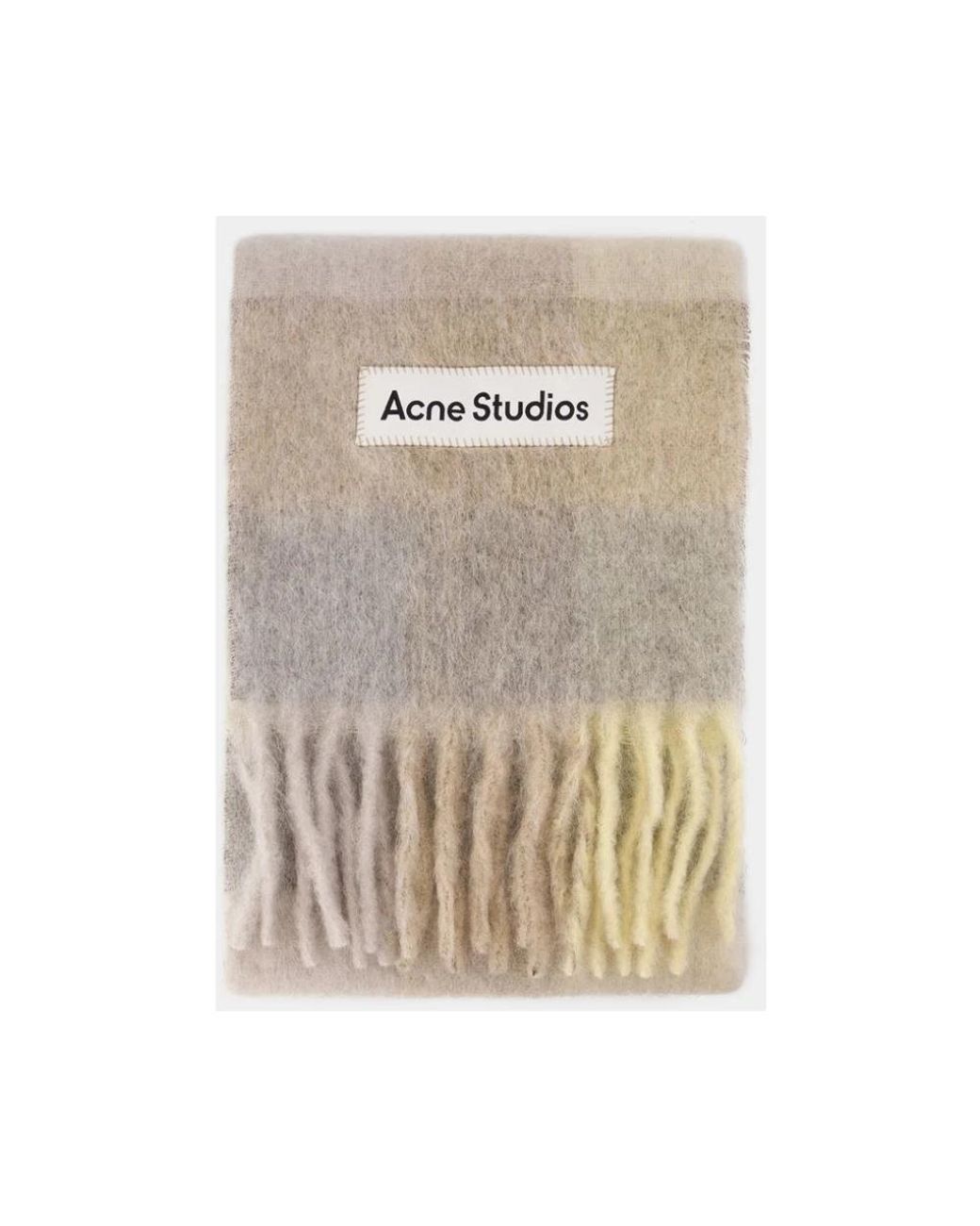 Acne Gray Winter Scarves