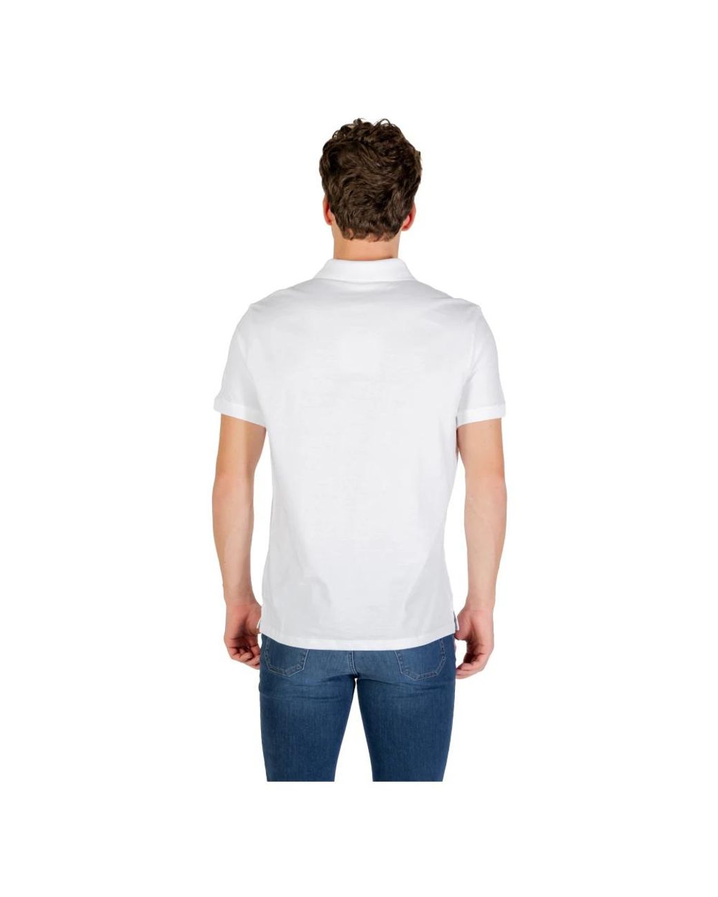 Calvin Klein White Polo Shirts for men