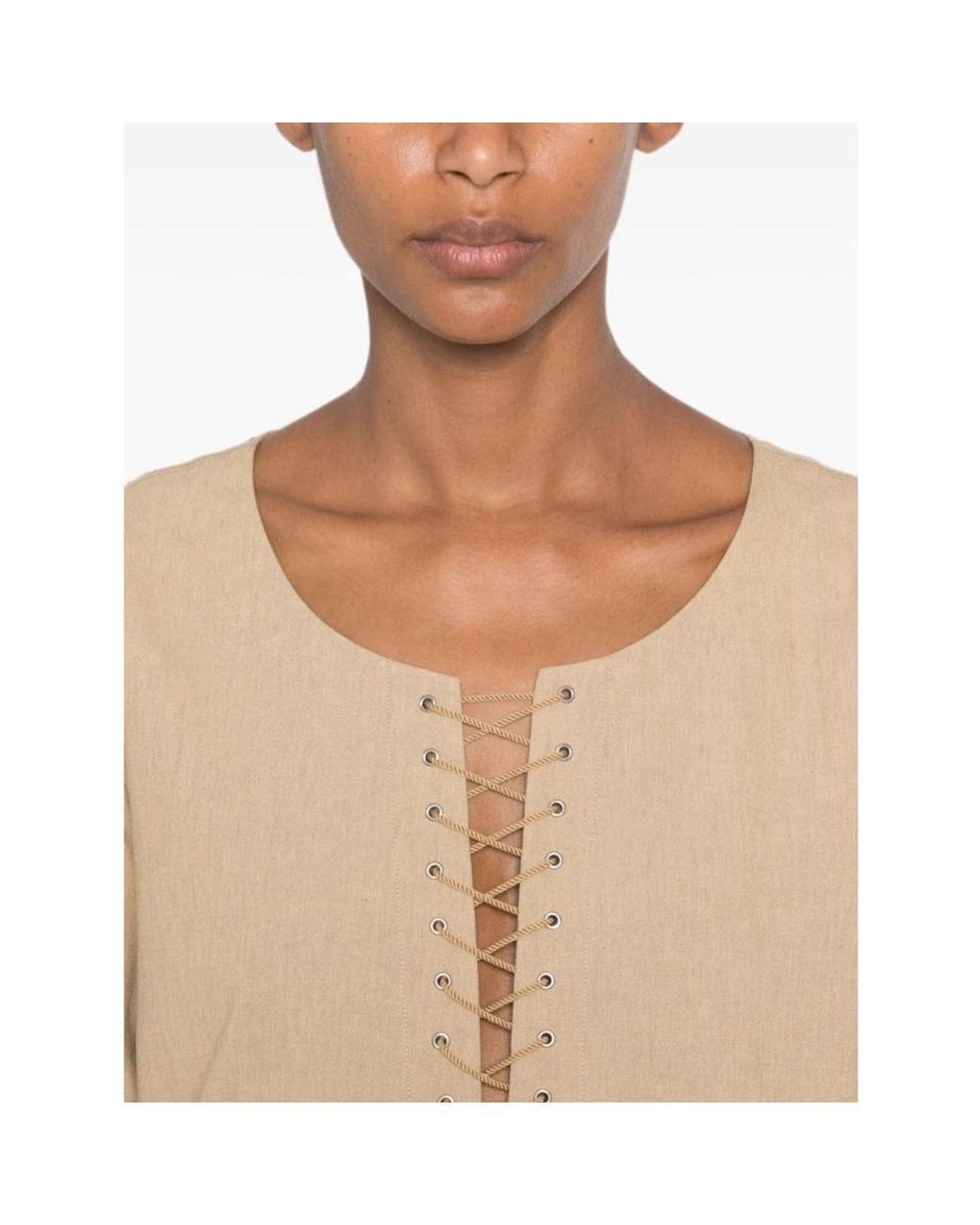 Tory Burch Natural Maxi Dresses