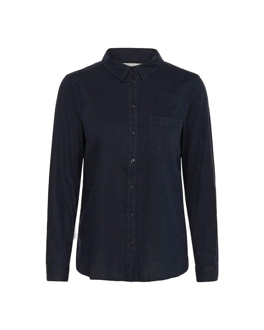 Part Two Overhemden ,Blauw ,Linnen Midnight Linnenmix Blouse in het Blue