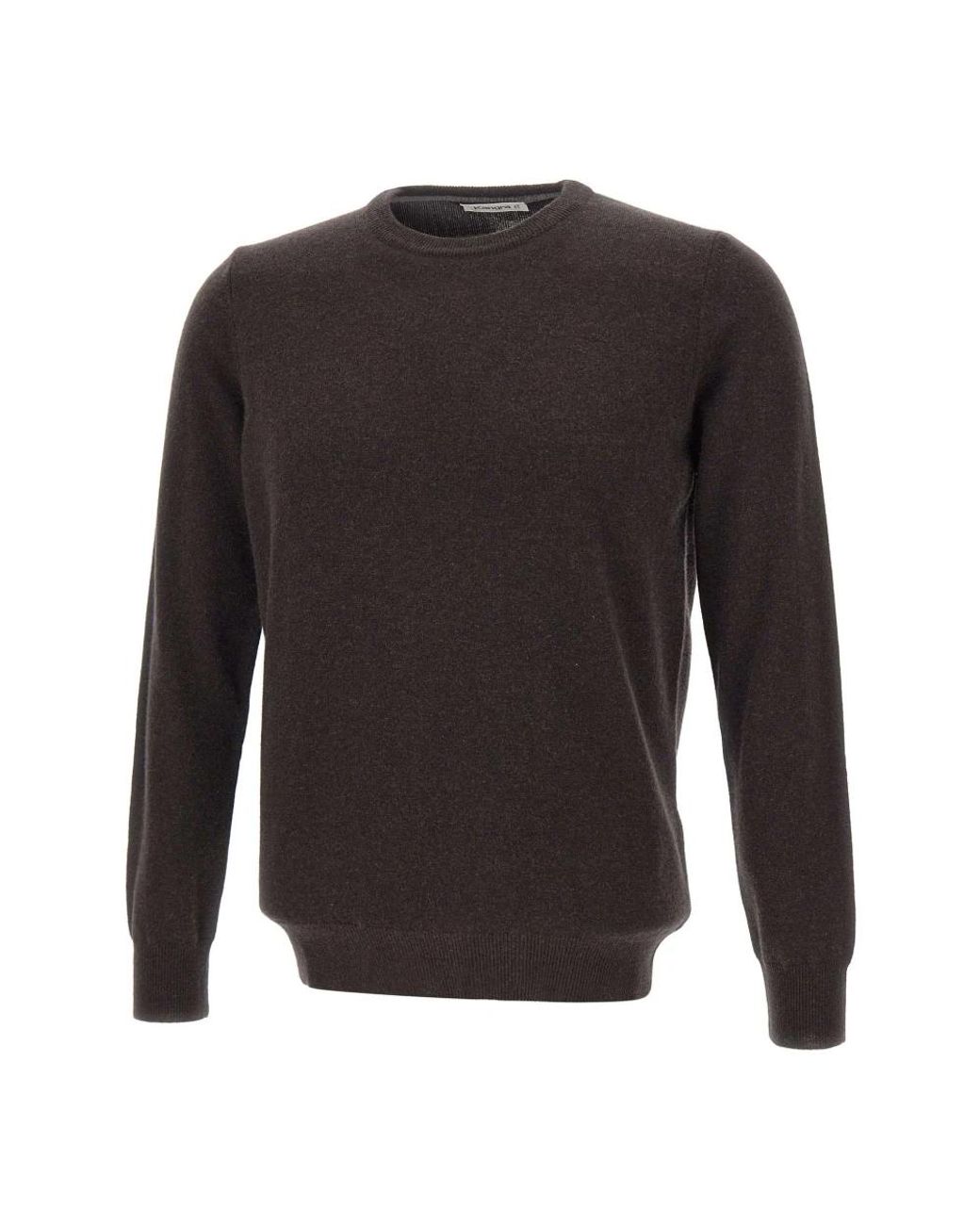 Kangra Black Round-Neck Knitwear for men