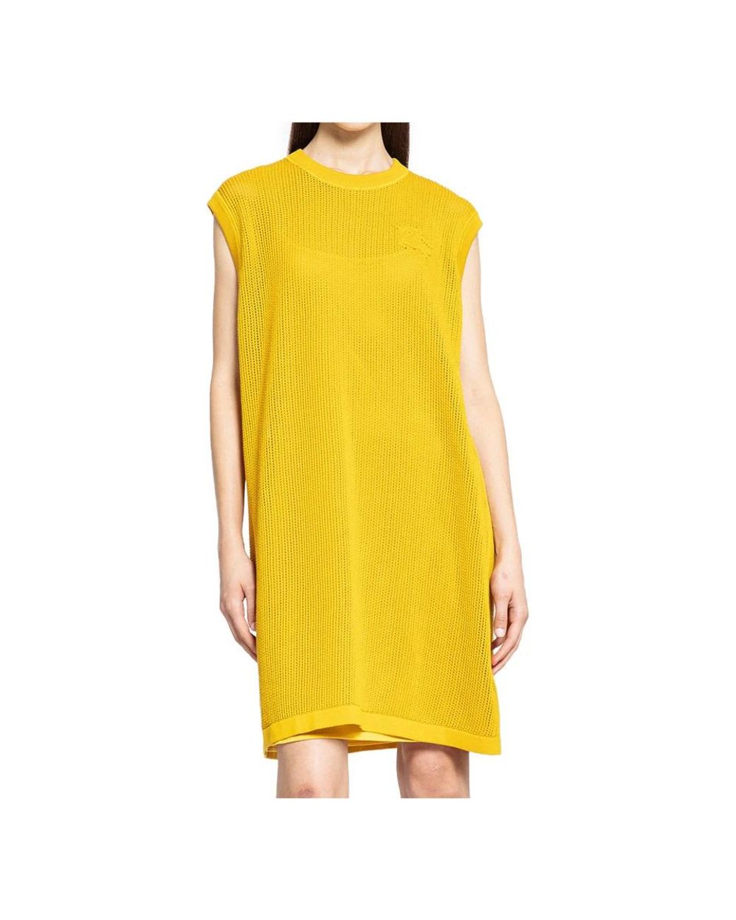 Burberry Knitted Dresses in Yellow Lyst UK