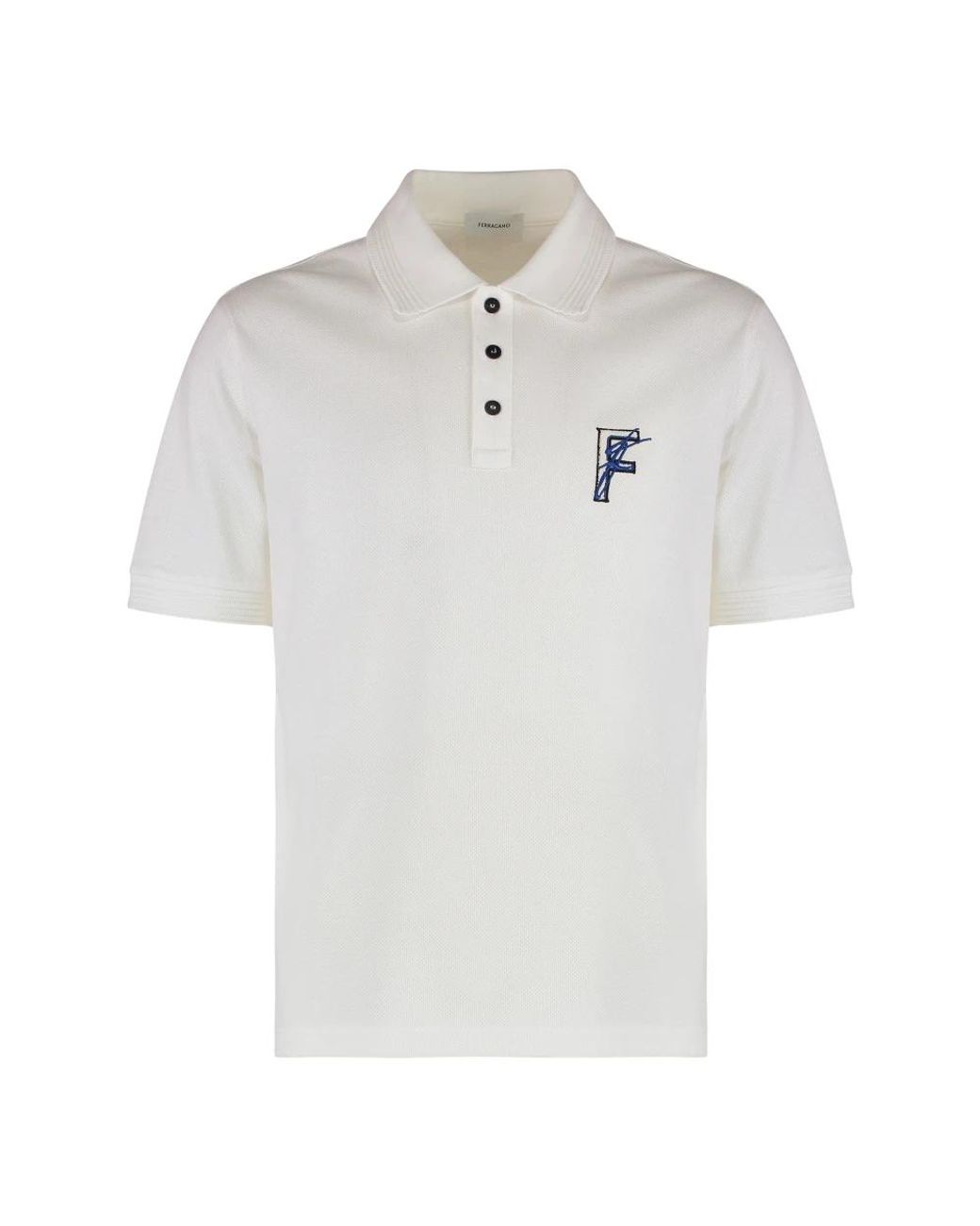 Ferragamo Polo Shirts in het White voor heren