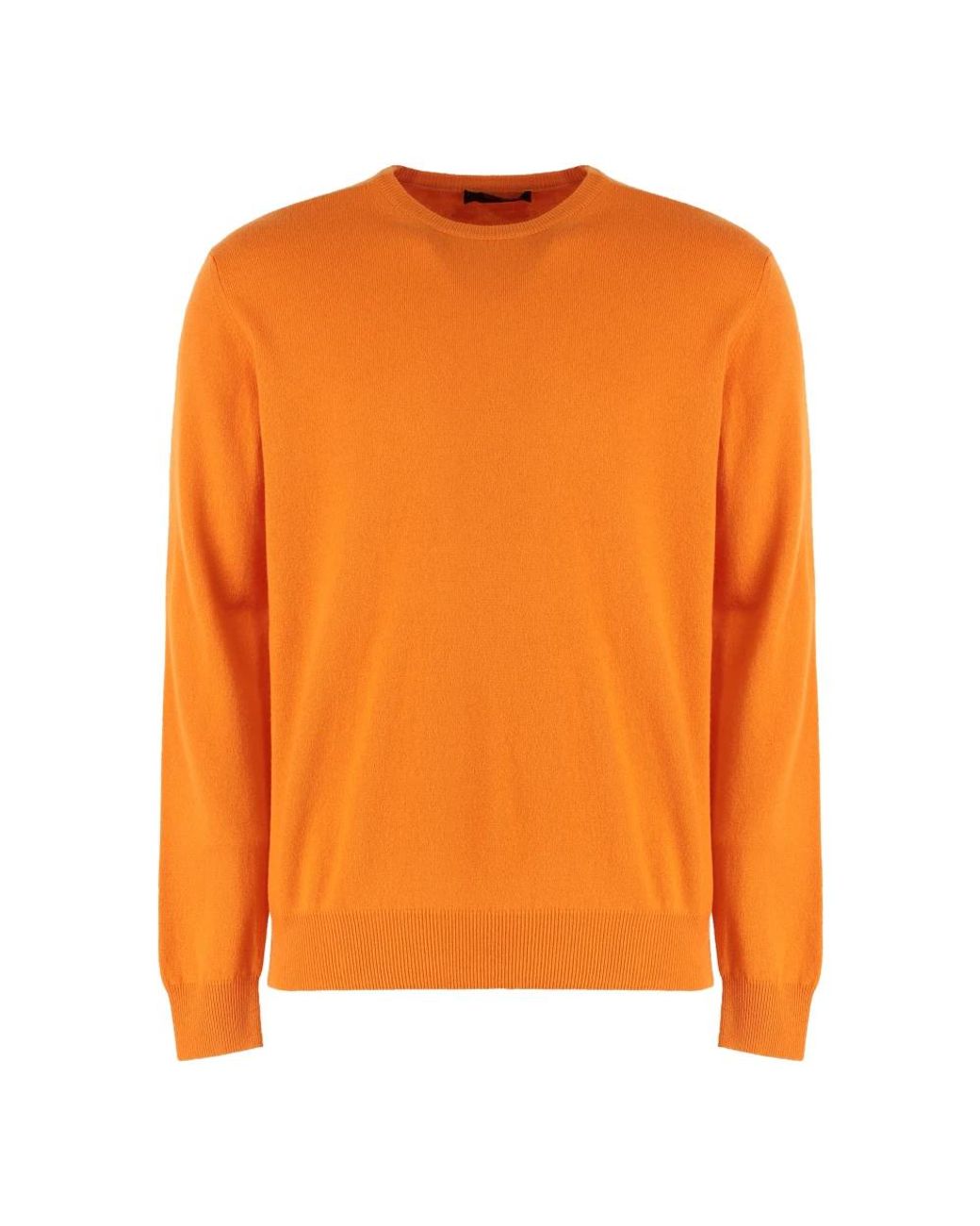 Moorer Orange Cashmere Knitwear for men