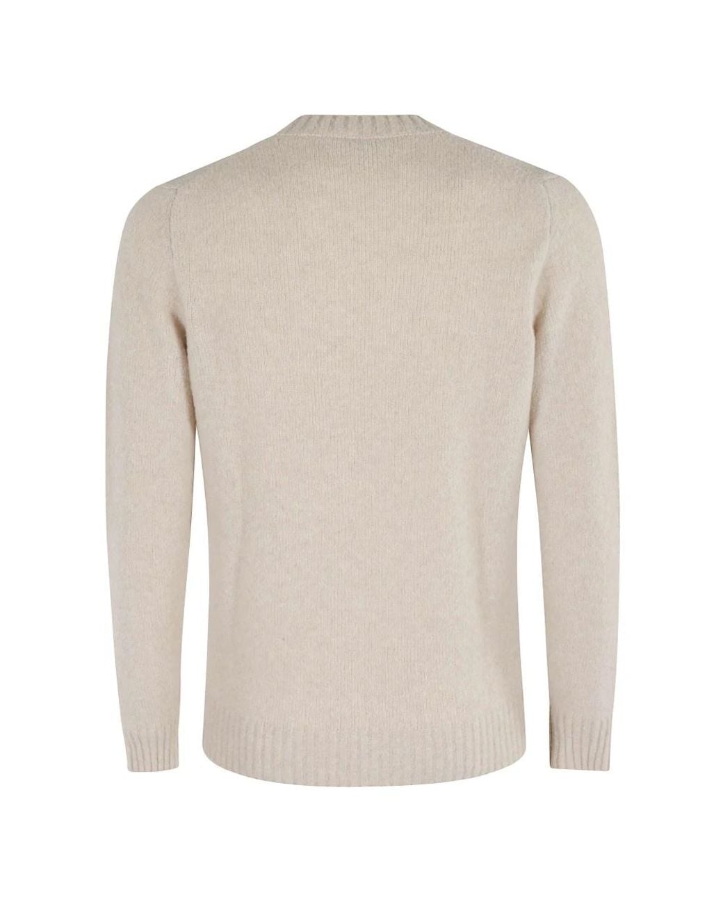 Kangra Natural Round-Neck Knitwear for men