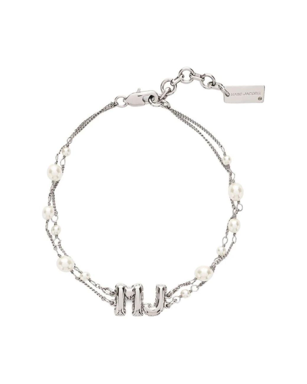 Marc Jacobs Metallic Double Chain Bracelet