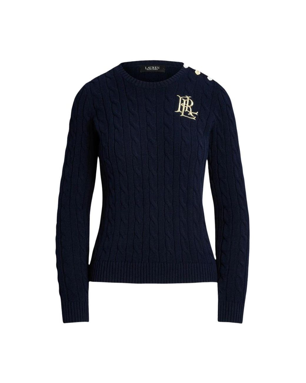 Ralph Lauren Blue Round-Neck Knitwear