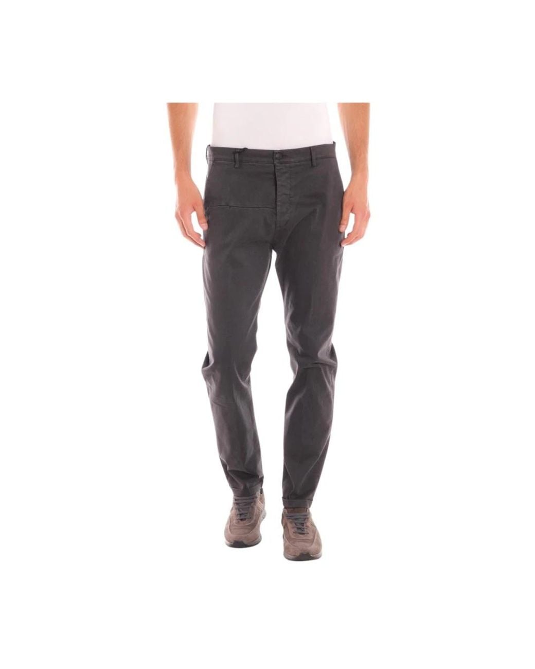 Daniele Alessandrini Gray Chinos for men