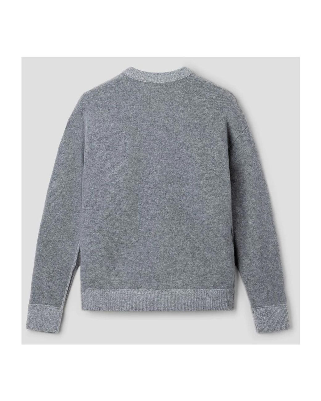 Roberto Collina Gray Cashmere Knitwear for men