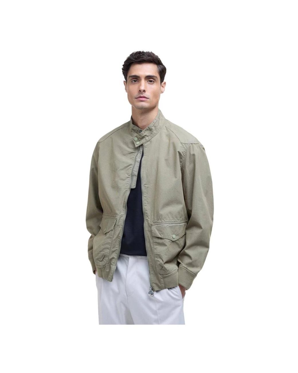 Barbour Green Bomber Jackets for men