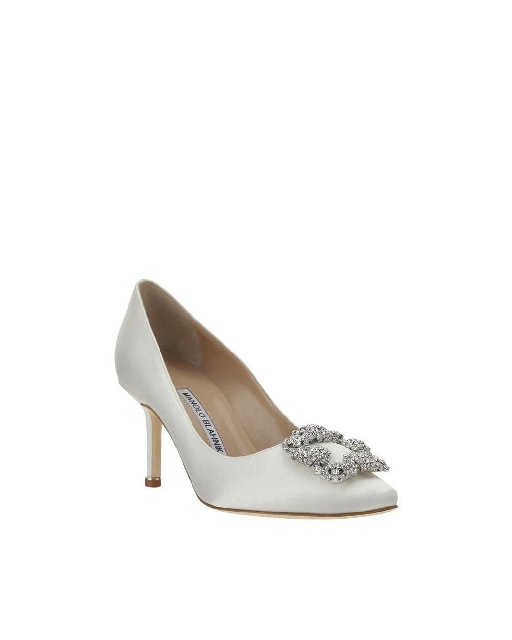 Manolo Blahnik White Pumps