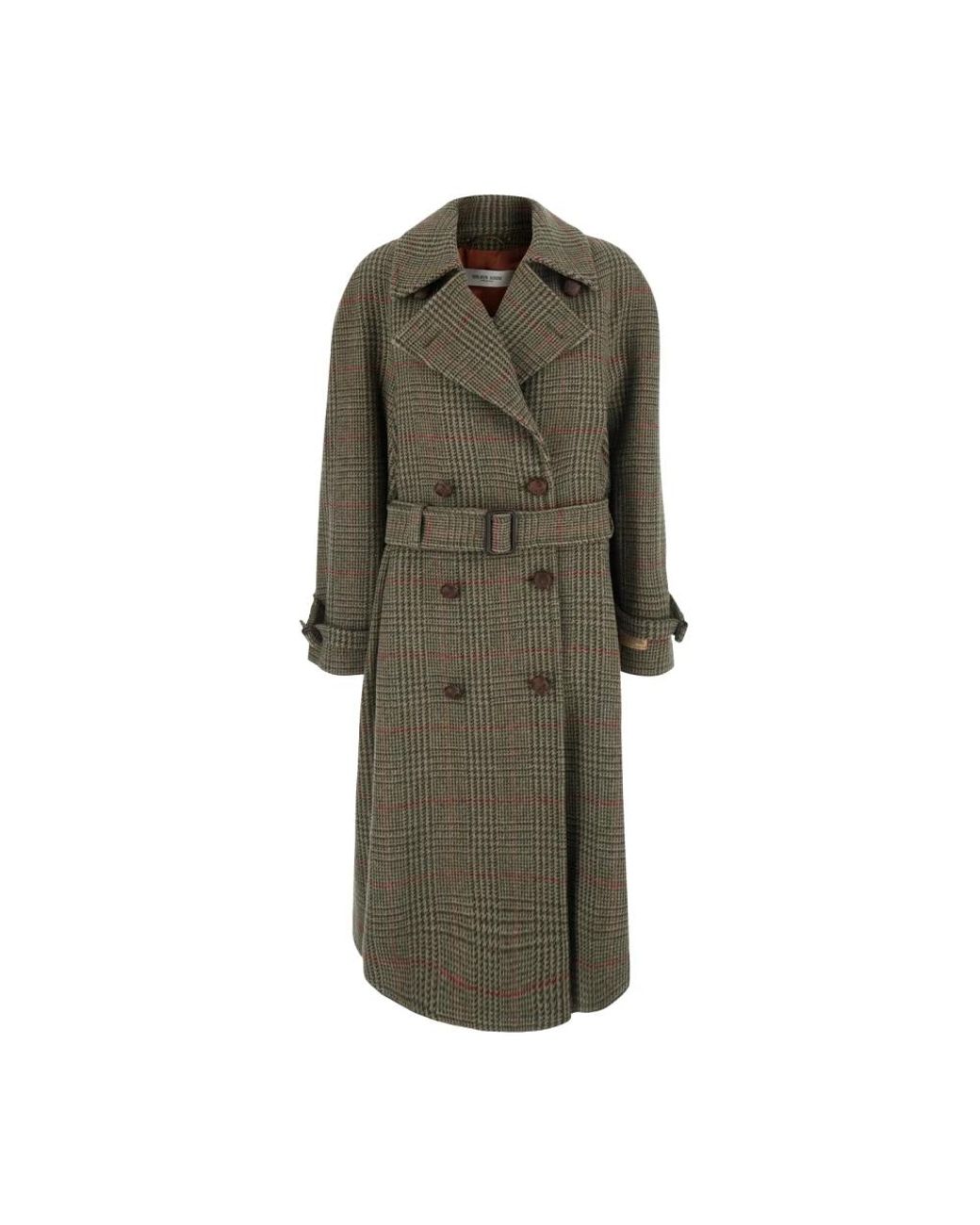 Golden Goose Deluxe Brand Green Double-Breasted Coats