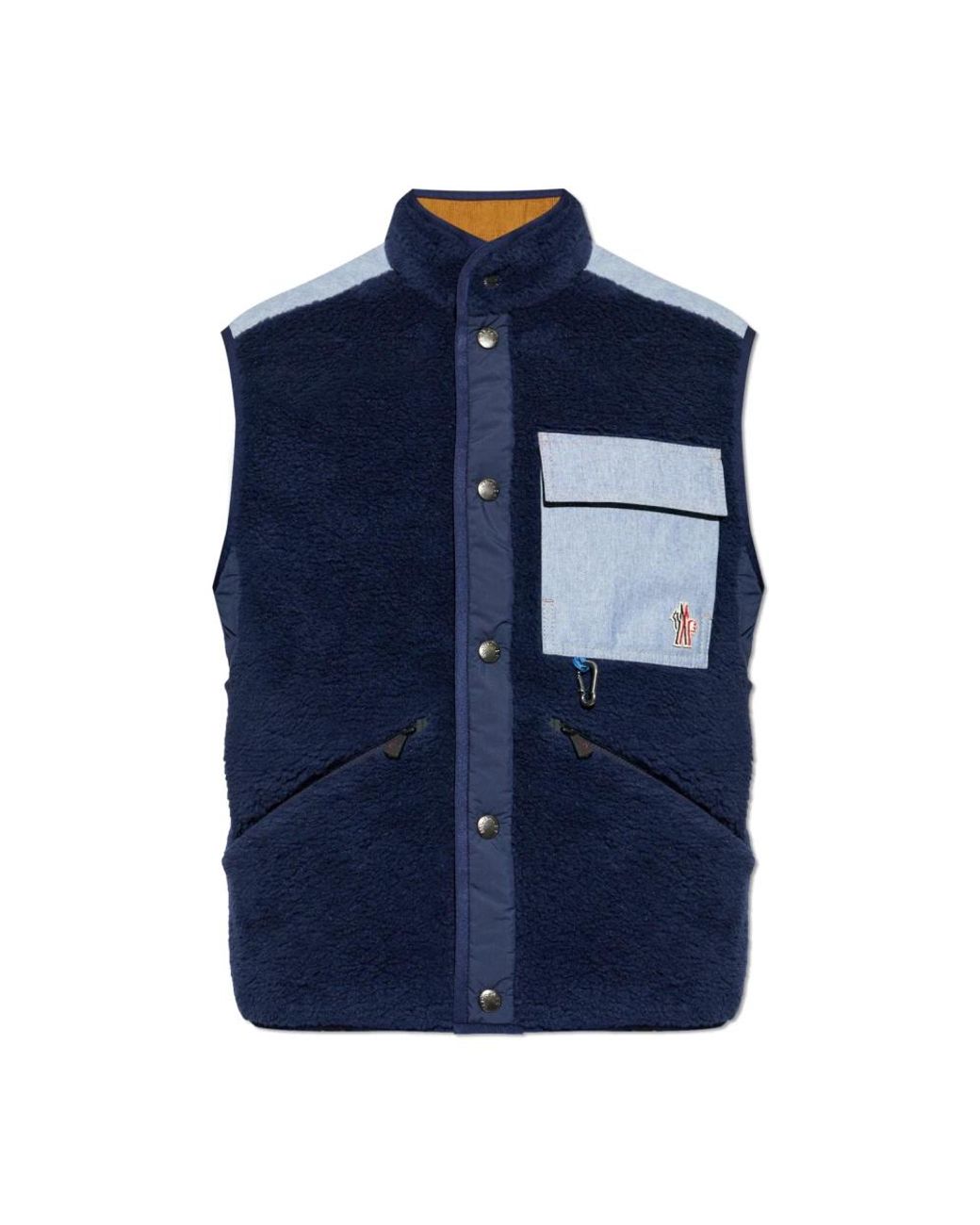 Vests Moncler pour homme en coloris Blue