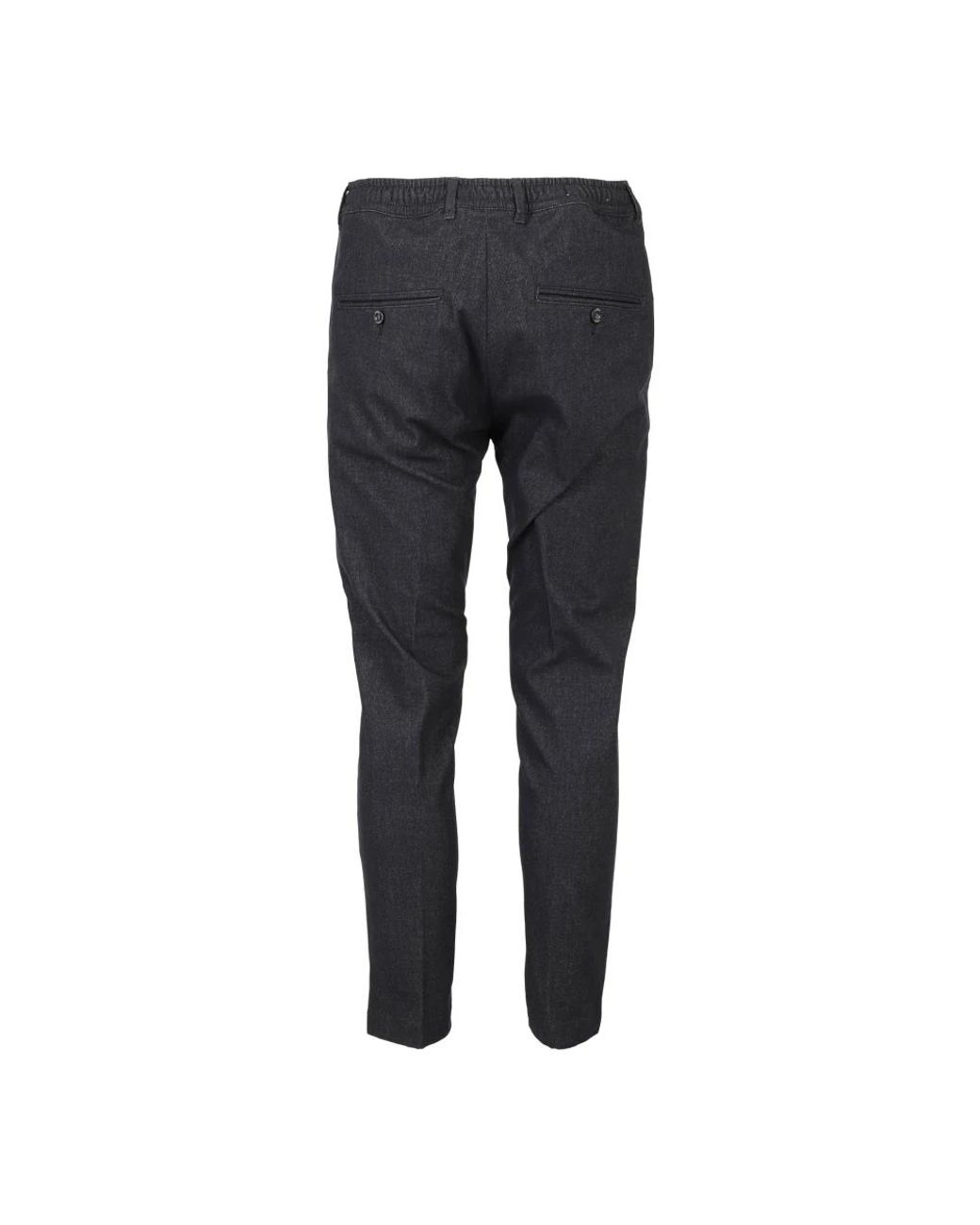 Cruna Blue Slim-Fit Trousers for men