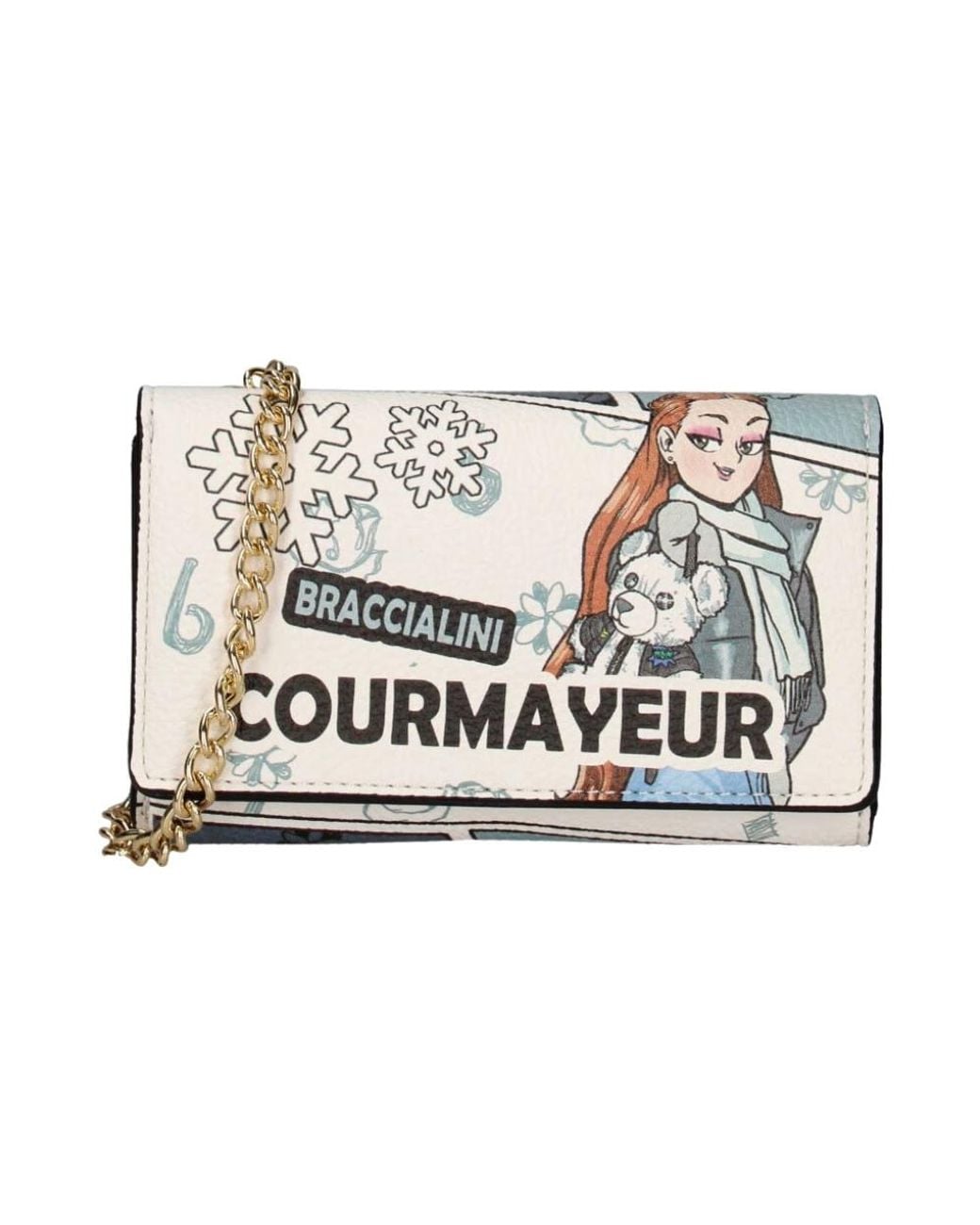 Braccialini Metallic Clutches
