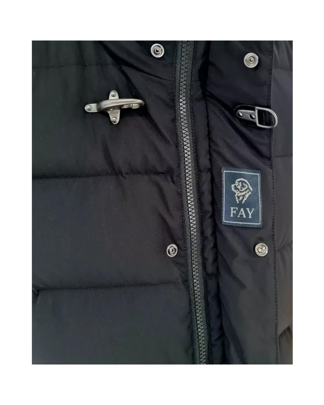 Fay Black Waistcoats for men