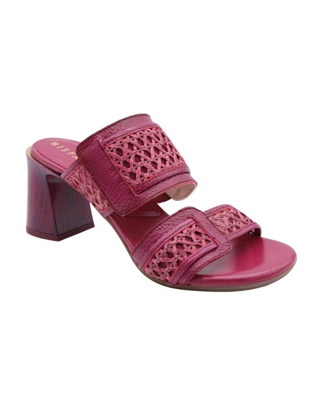Hispanitas Purple Heeled Mules