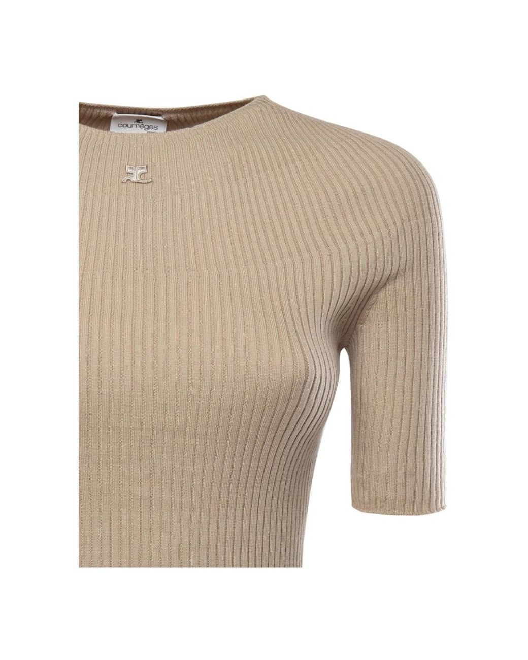 Courreges Natural T-Shirts