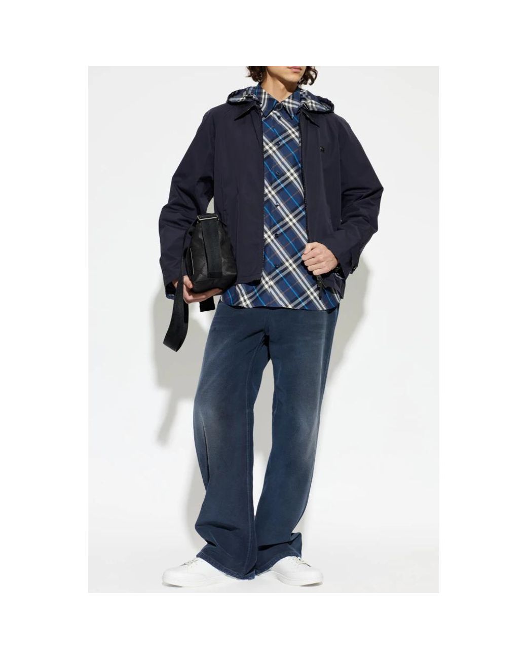 Light Jackets Burberry pour homme en coloris Blue