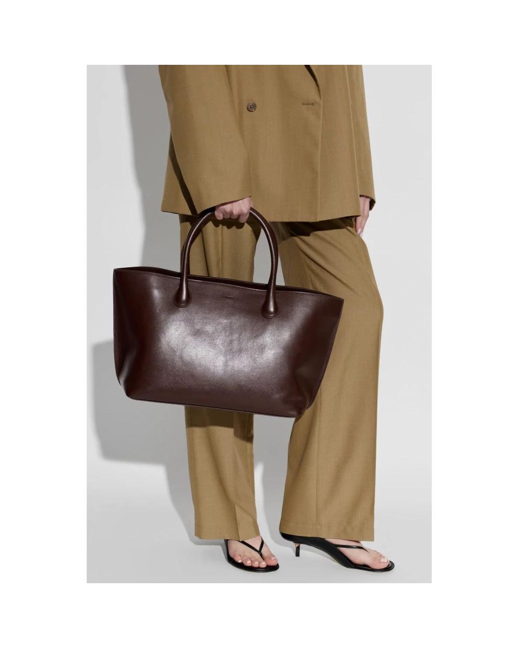 LIE STUDIO Brown The Grace Tote
