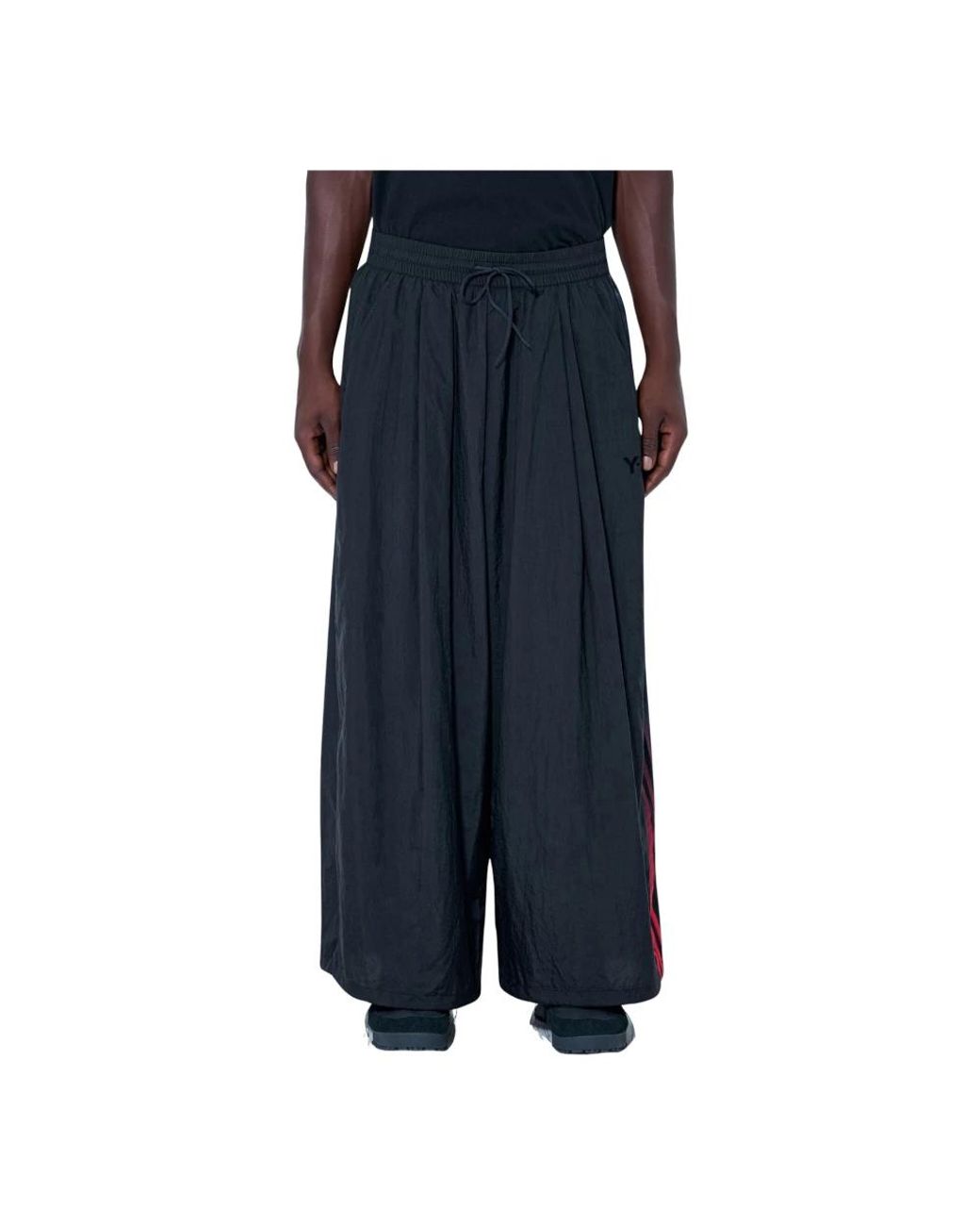 Y-3 Blue Wide Trousers for men