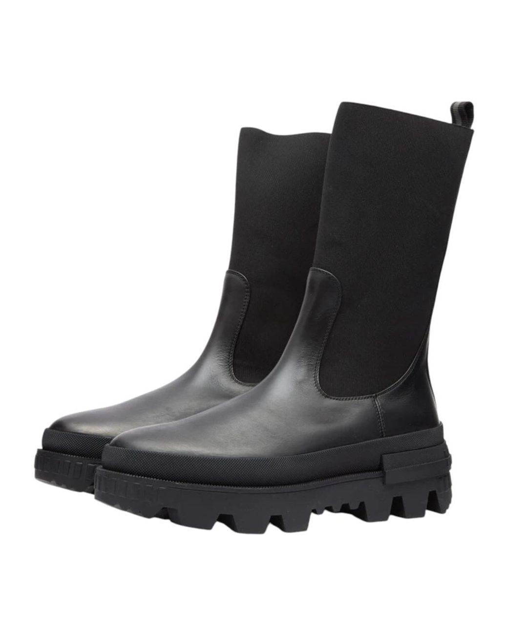 Moncler Black Chelsea Boots