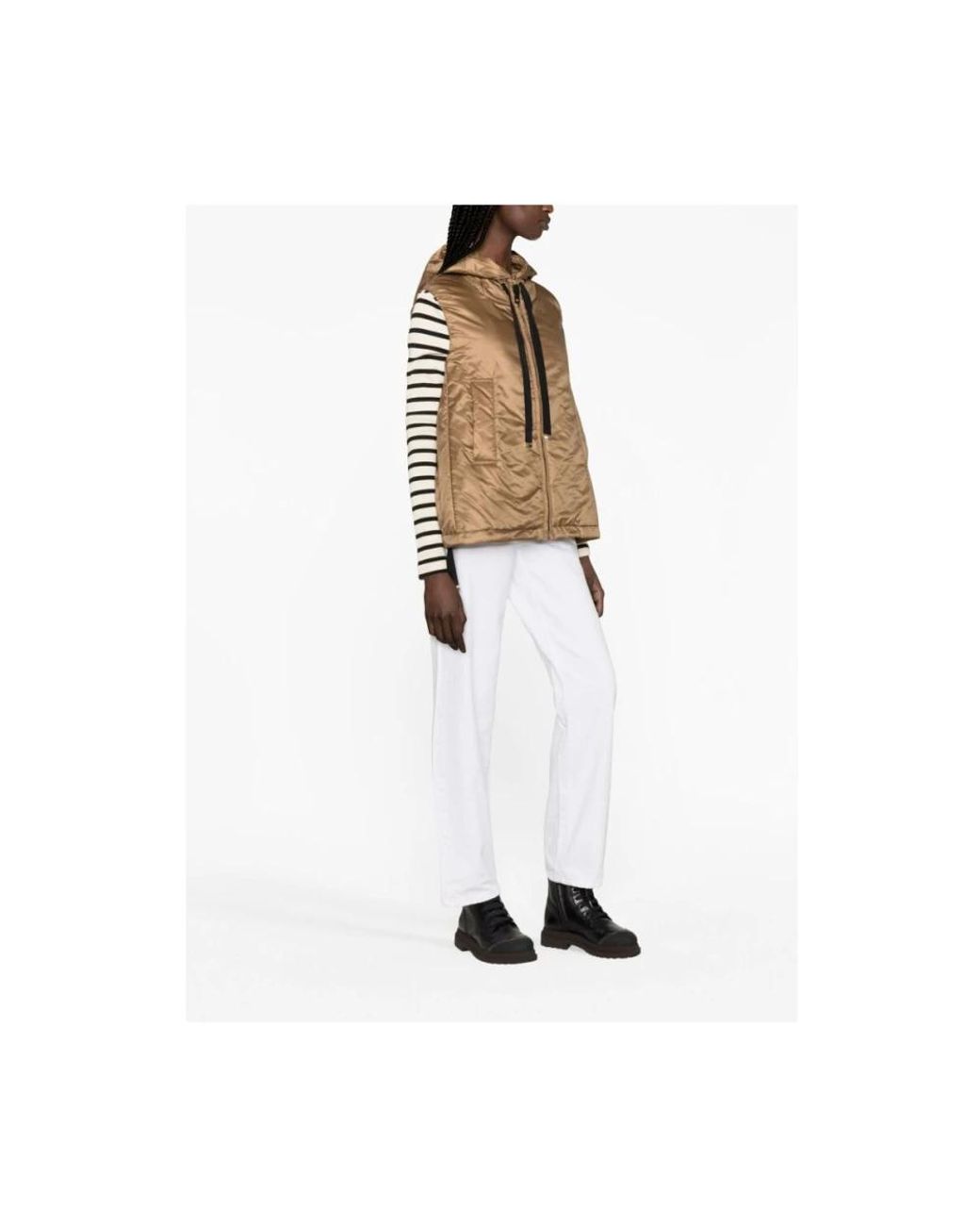 Max Mara Brown Waistcoats
