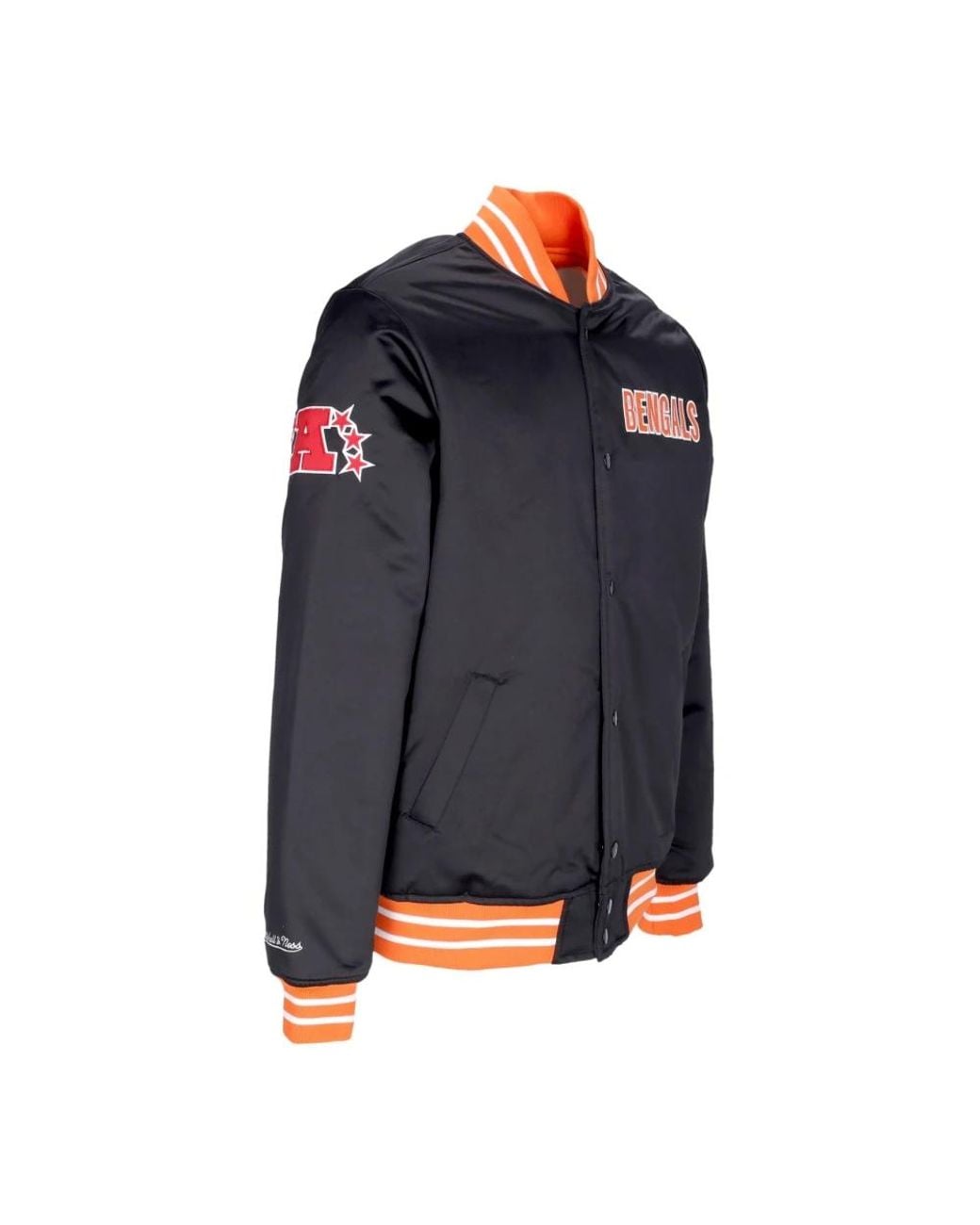 Mitchell & Ness Blue Bomber Jackets for men