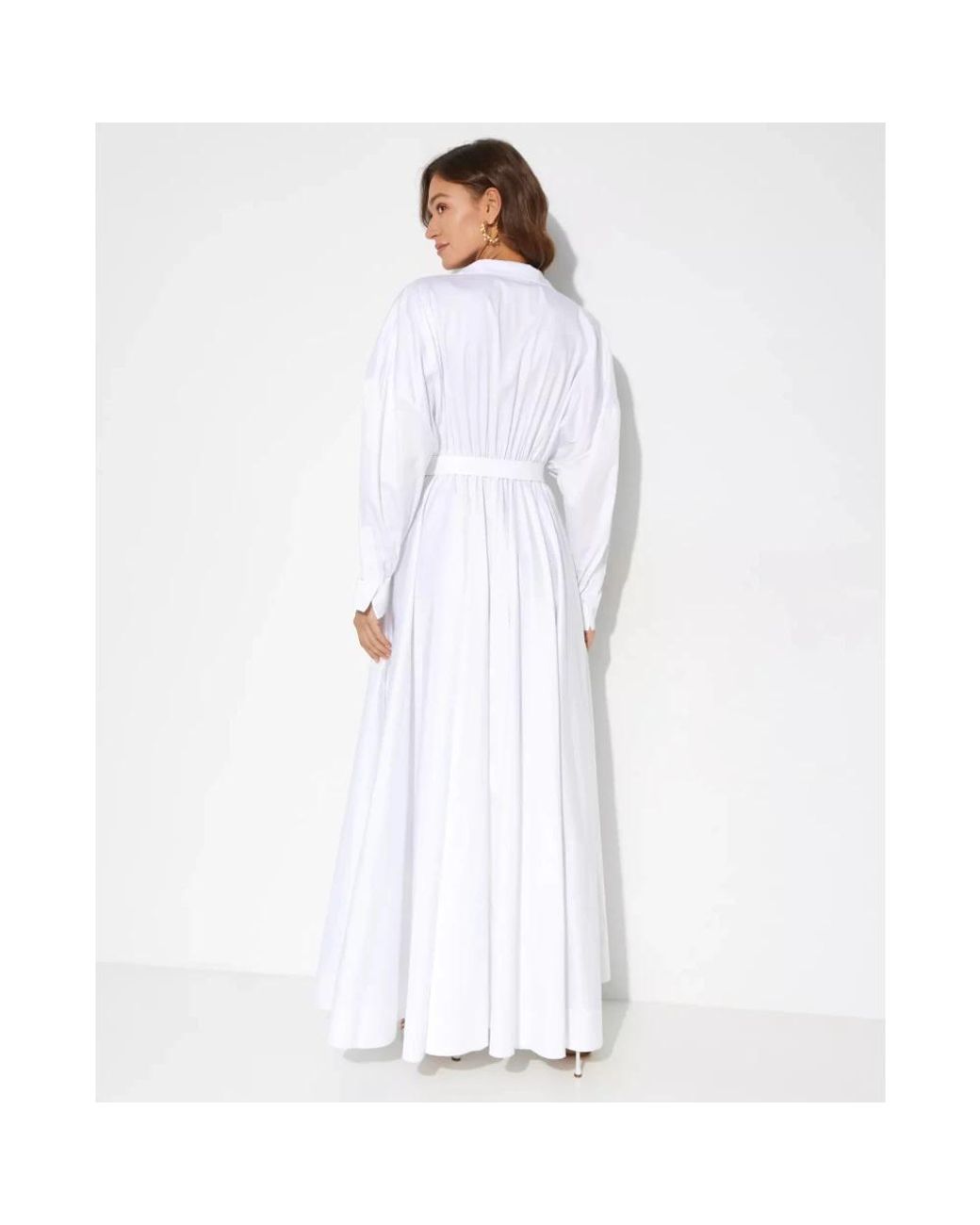 Norma Kamali White Maxi Dresses