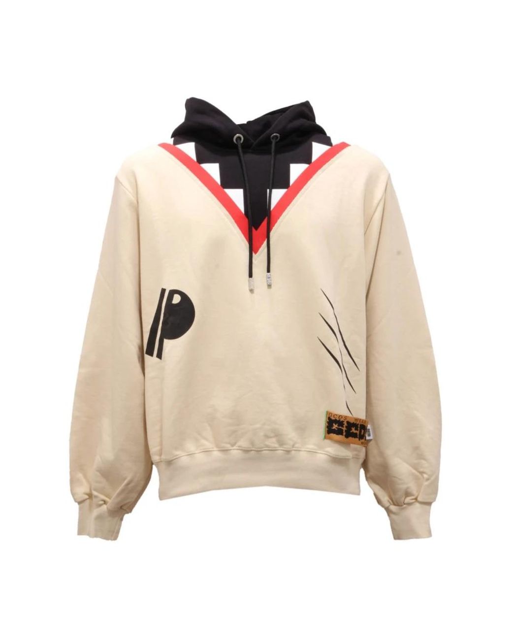 Gcds Hoodies & Sweatvesten ,Wit ,Italiaanse Sweatshirt Ss 22M100110 in het Natural voor heren