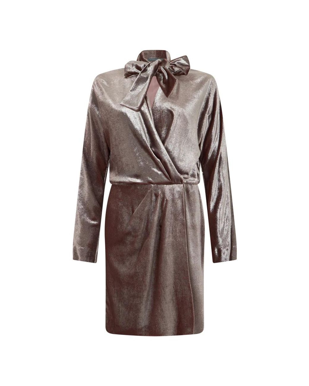 Alberta Ferretti Brown Party Dresses