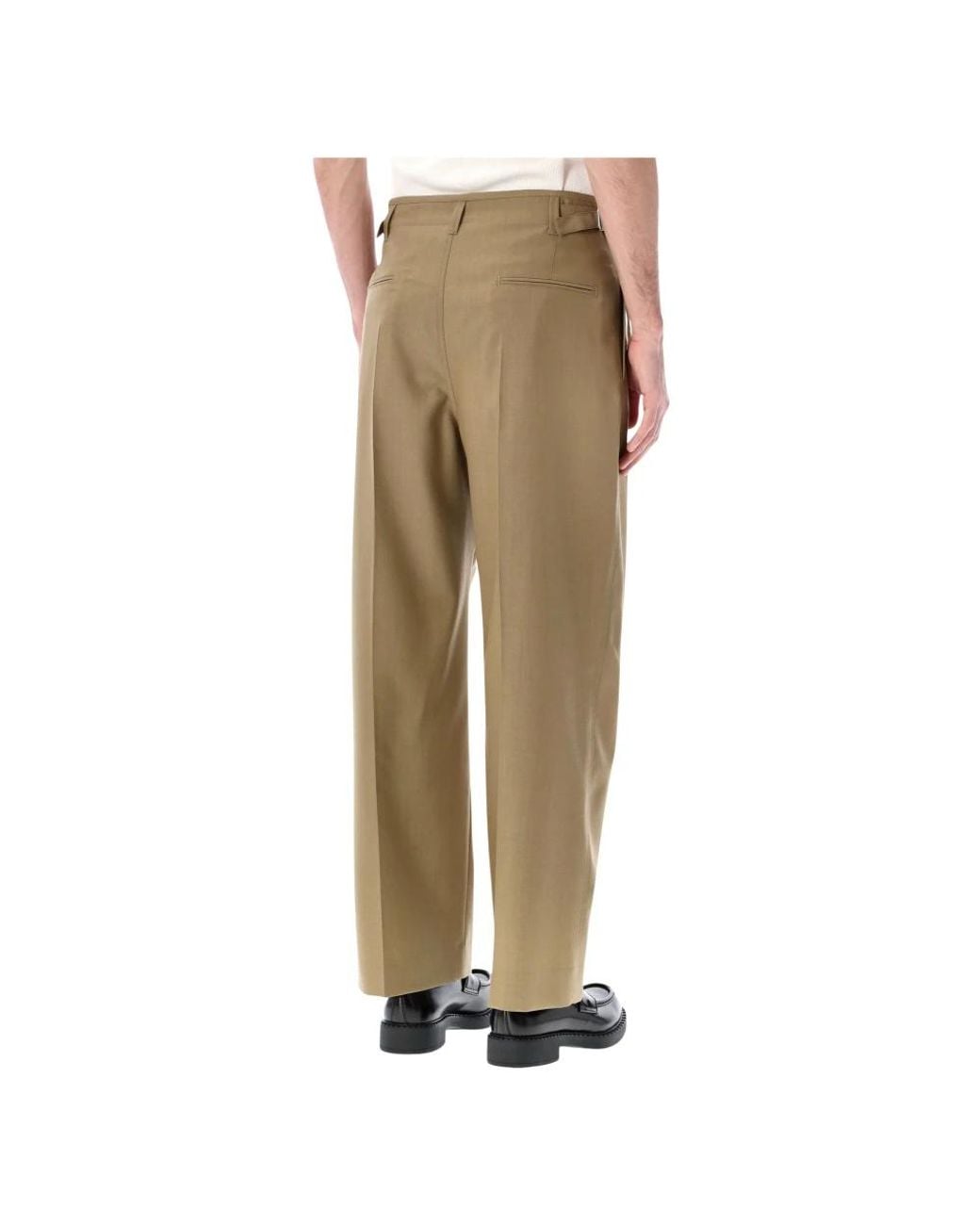 Lemaire Natural Wide Trousers for men