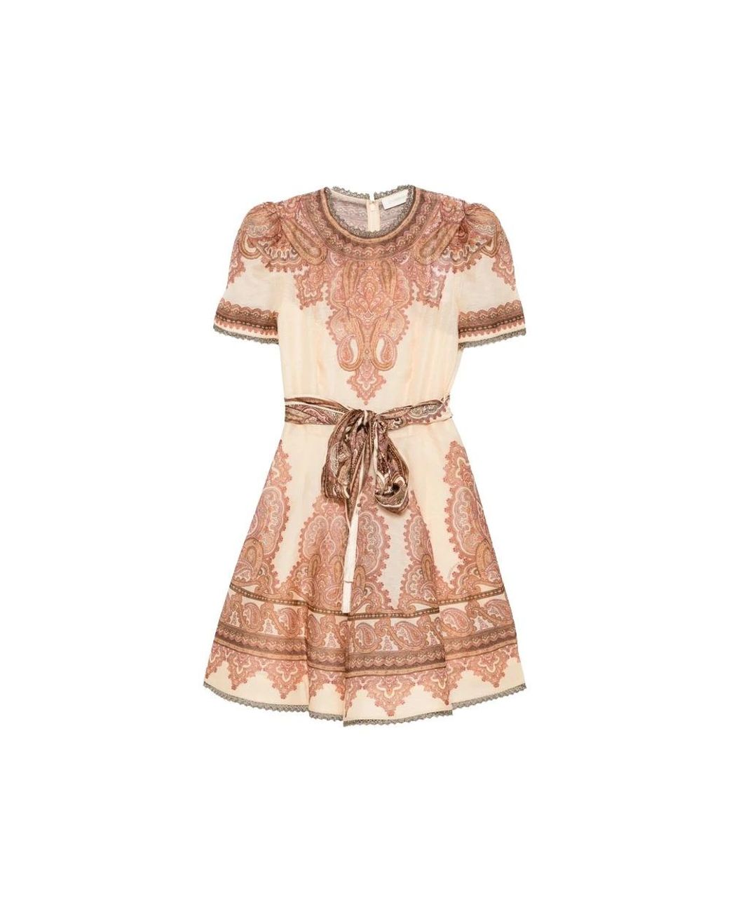 Zimmermann Pink Short Dresses