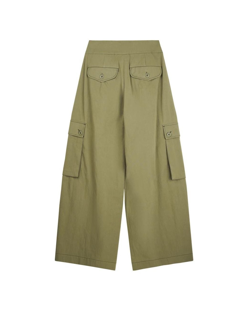 Max Mara Green Wide Trousers