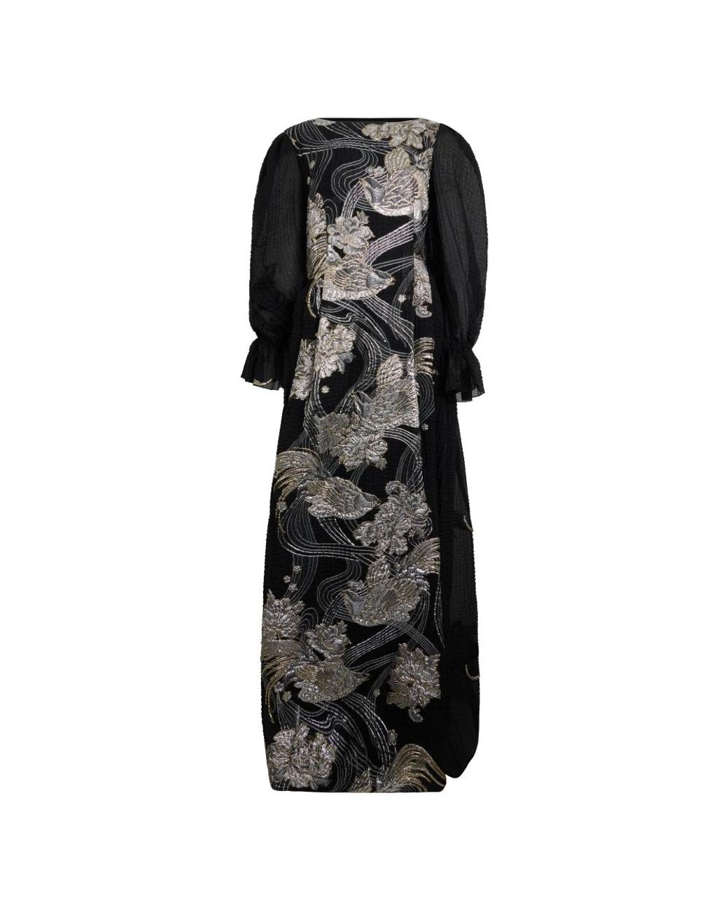 Maxi Dresses Alberta Ferretti de color Black