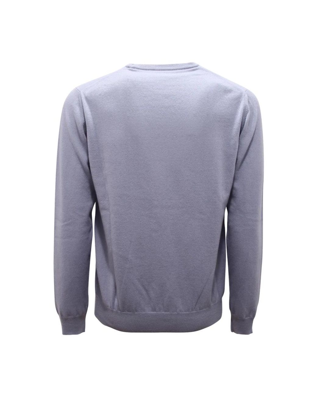 Alpha Studio Blue Cashmere Knitwear for men