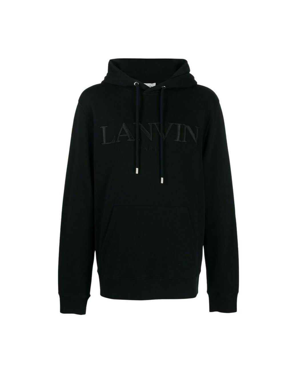 Homme Vêtements Articles de sport et dentraînement Sweats à capuche Hoodie à logo brodé Coton Lanvin pour homme en coloris Noir 